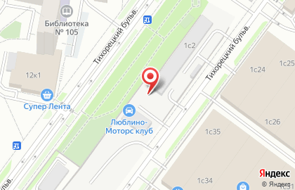 Люблино моторс на карте