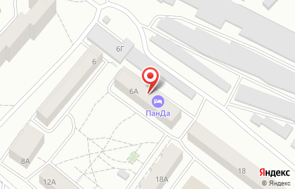 Хостел ПанДа в Красноярске на карте