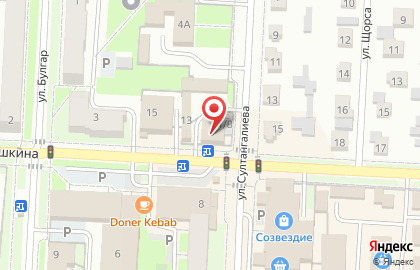Акционерный коммерческий банк ак Барс на улице Пушкина на карте