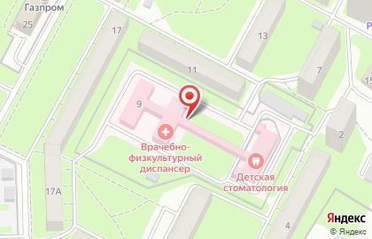 Детская городская больница №1 на улице Неделина на карте