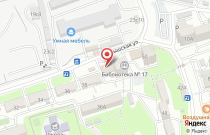 Продовольственный магазин Даль Ю.С. в Первореченском районе на карте