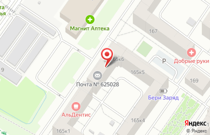 Продуктовый магазин в Тюмени на карте