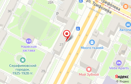 Магазин винных напитков Millstream на проспекте Стачек на карте