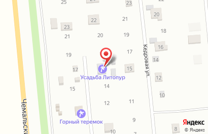 Усадьба Литопур на карте