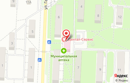 Стоматология Дентал-Сервис на улице Героев Труда на карте