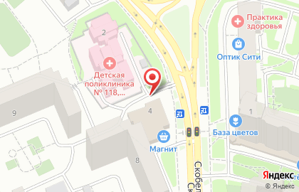 Школа современного танца "D-stance" на Скобелевской улице на карте