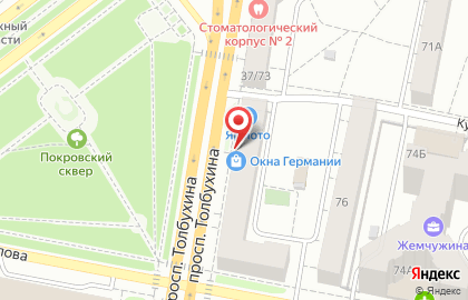 Торгово-монтажная компания Светлые Окна в Ленинском районе на карте