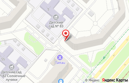 Туристическая фирма Сафар в Нижнекамске на карте