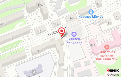 Школа программирования для детей Алгоритмика на Хуторской улице на карте