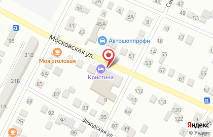 Гостевой дом Кристина на карте