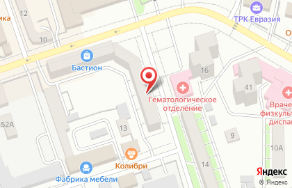 Торговый центр Ринг на улице Ленинского Комсомола на карте