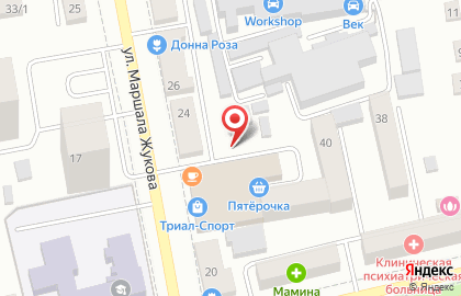 Губернский хлеб на улице Маршала Жукова на карте