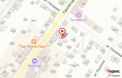 Салон красоты Marsel на Пролетарской улице на карте