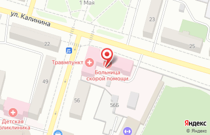 Городская больница скорой медицинской помощи им. М.Ф. Владимирского на карте