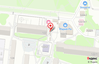 Киоск фруктов и овощей в Кировском районе на карте