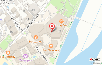 Сервисный центр Кирпич на улице Бестужева на карте