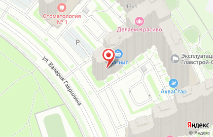Магазин Есть Хлеб на улице Валерия Гаврилина на карте
