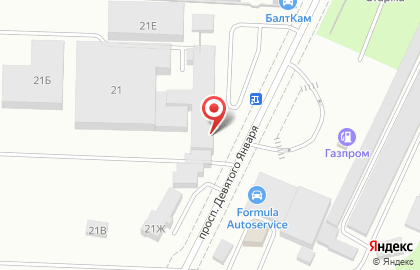 Торгово-производственная компания Идеал-СПб в Фрунзенском районе на карте