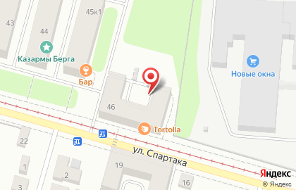 ТехноДоктор на улице Спартака на карте