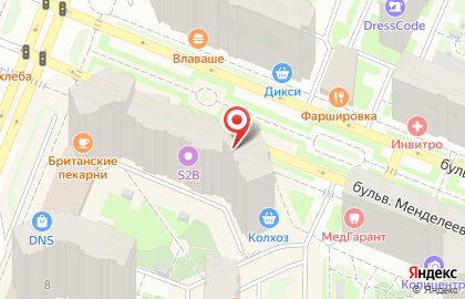 Копицентр Photobudka на бульваре Менделеева на карте