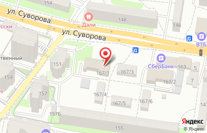 Агентство недвижимости Квадрат в Ленинском районе на карте