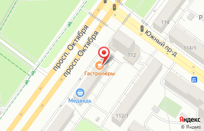 АКБ Российский Капитал на проспекте Октября на карте