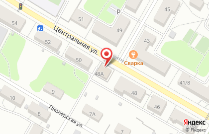 Магазин продуктов в Москве на карте