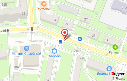 Торгово-сервисный центр в Московском районе на карте