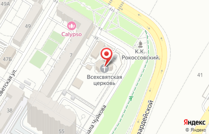 Православный Храм Всех Русских Святых на карте
