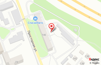 Просторный на карте