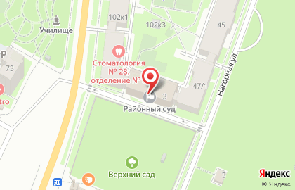 Красносельский районный суд на карте