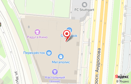 Банкомат Газпромбанк на проспекте Андропова на карте