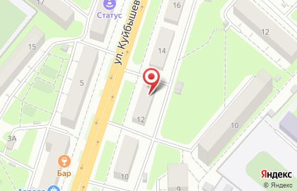 Торгово-сервисная компания Континент-сервис в Московском районе на карте