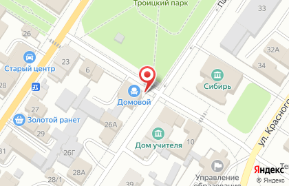 Салон мебели Домовой на Партизанской улице на карте
