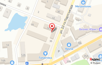 Микрокредитная компания ДеньгиАктив на улице 22 Партсъезда на карте