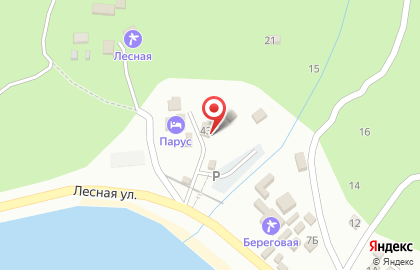 Гостиница Парус во Владивостоке на карте
