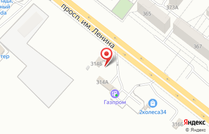 Шиномонтажная мастерская на проспекте Ленина, 314Б на карте