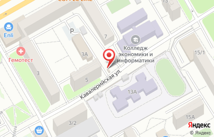 Киоск по продаже фруктов и овощей на улице Чкалова на карте