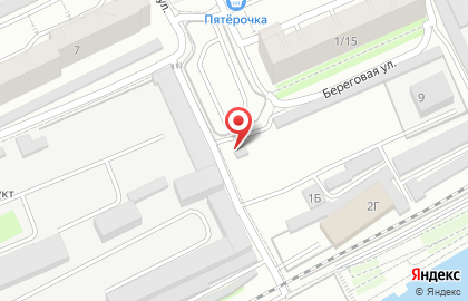 Автостоянка на Береговом 7-м проезде, 1/15а на карте