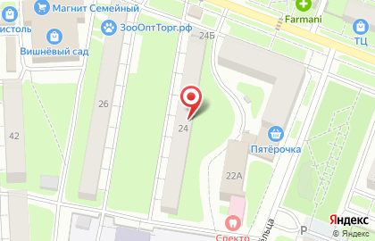 Зареченское на карте
