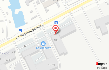 Ресторан Матрёшка на улице Чернышевского на карте