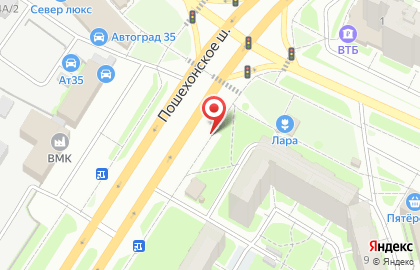 Империя шаурмы на Пошехонском шоссе на карте