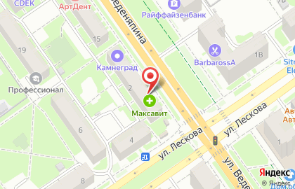 Фирменный магазин Большой мясной в Автозаводском районе на карте