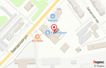 Ветеринарная клиника Велес на Заводской улице на карте