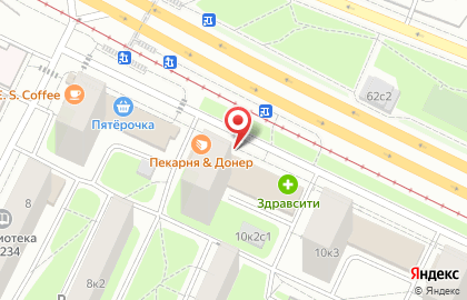 Пансионат Почта России на улице Габричевского на карте