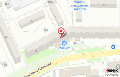 Супермаркет Магнит в Чебоксарах на карте