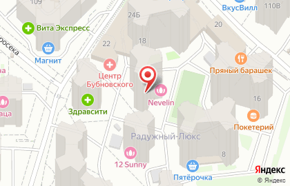 Студия бровей и ресниц Simmetrika в Октябрьском районе на карте