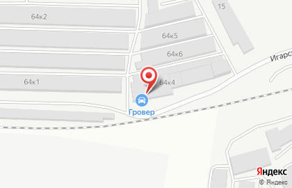 Станция техосмотра Топсто в Калининском районе на карте
