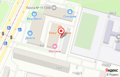 Магазин мяса Мясное раздолье на Чертановской улице на карте