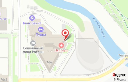 Сибирская клиническая лаборатория Эксперт на Советском проспекте на карте